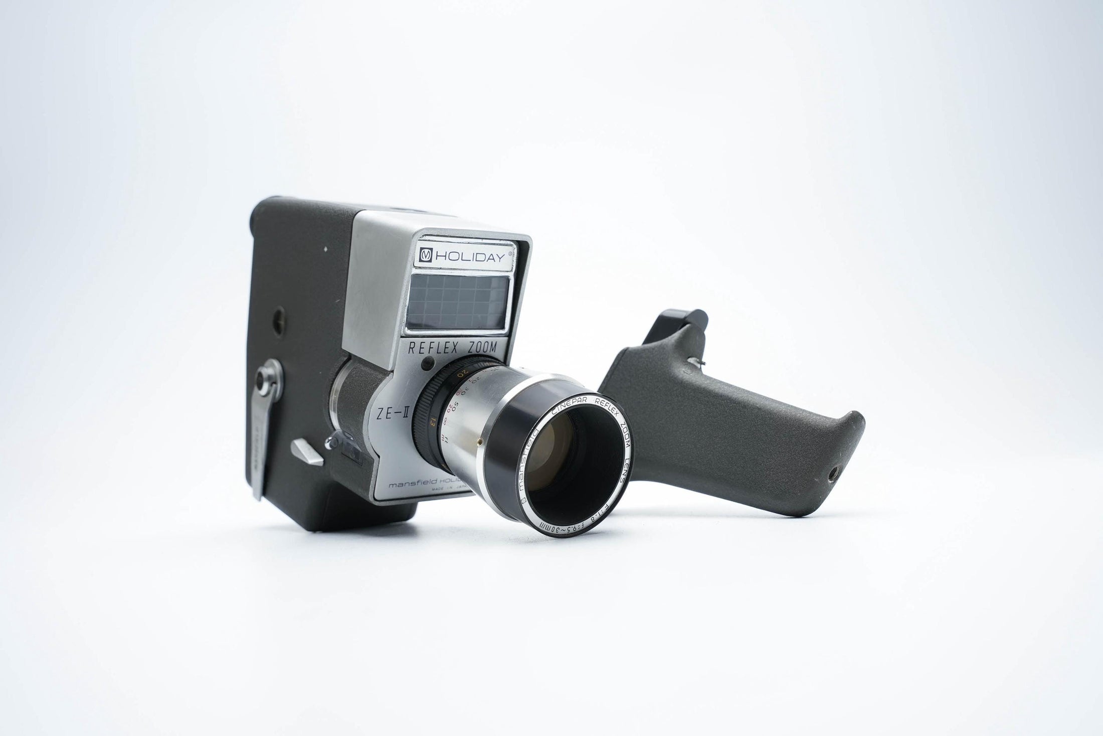 Holiday Reflex Zoom ZE-II – Stijlvolle Jaren 60 8mm Filmcamera, Volledig Werkend