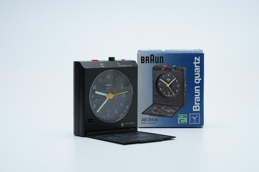 Braun AB 314 SL Quartz Reisklok – Exclusieve ABN Amro Uitgave, Made in Germany by Unseend