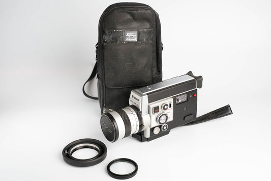 Canon 814 Auto Zoom Electronic Super 8 Camera – F1.4 Macro Lens, Uitstekende Staat