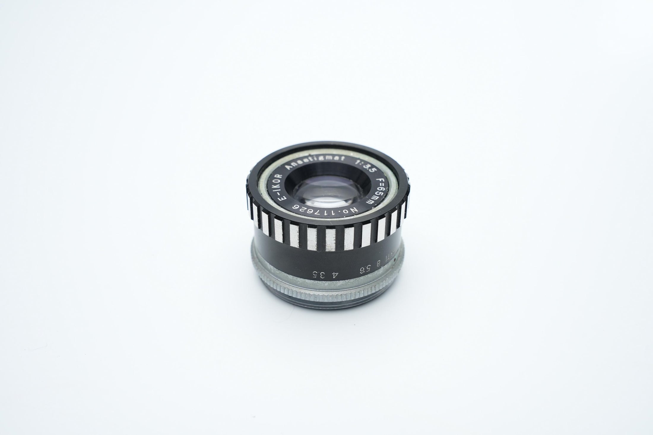 E-Ikor Anastigmat 65mm F3.5 Lens - Klassieke Optiek in Uitstekende Staat