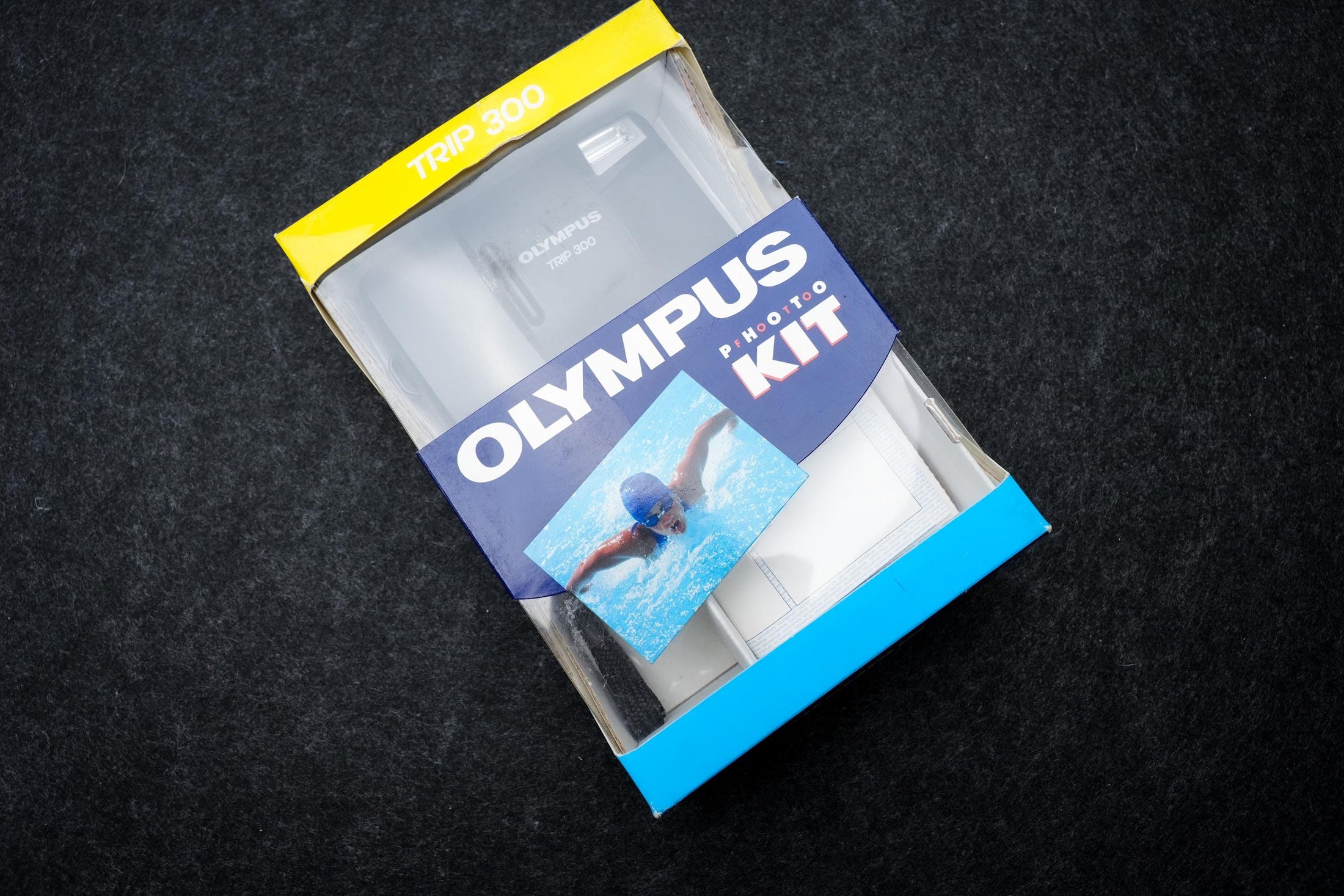 Olympus Trip 300 – 35mm compact camera – 1996 – in doos, getest en werkend