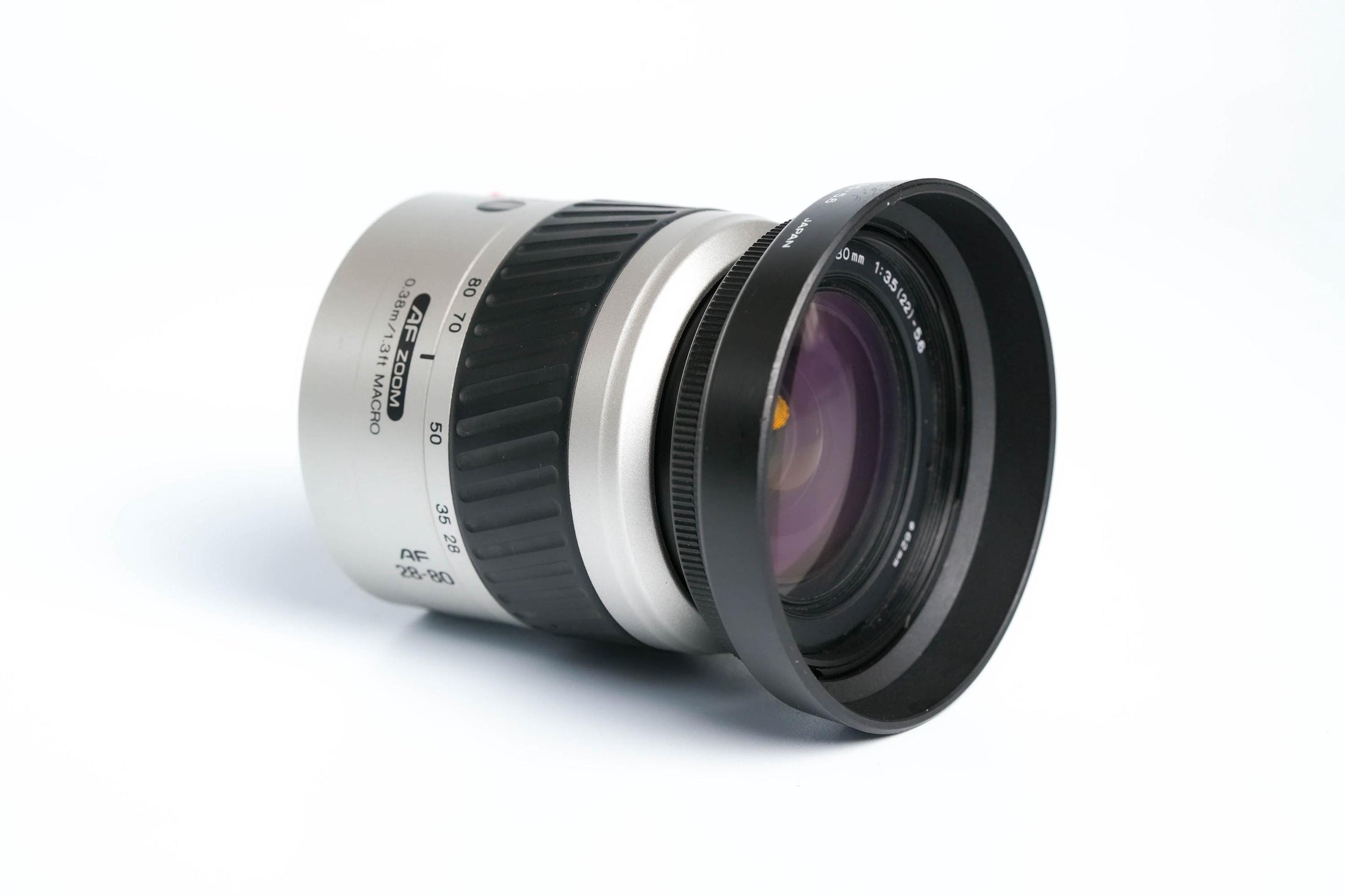 Minolta AF Zoom 28-80mm f/3.5-5.6 Macro – Veelzijdige Zoomlens voor Minolta A-Mount
