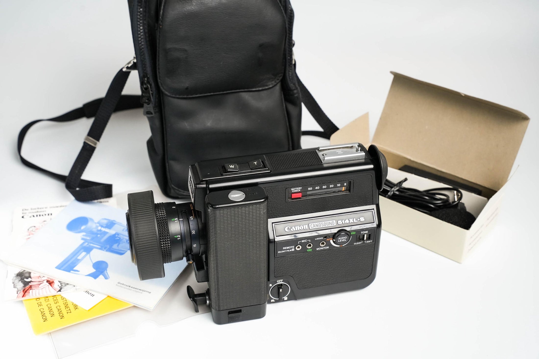 Canon 514XL-S Canosound – Super 8 Filmcamera | Compleet in Doos | Volledig Werkend