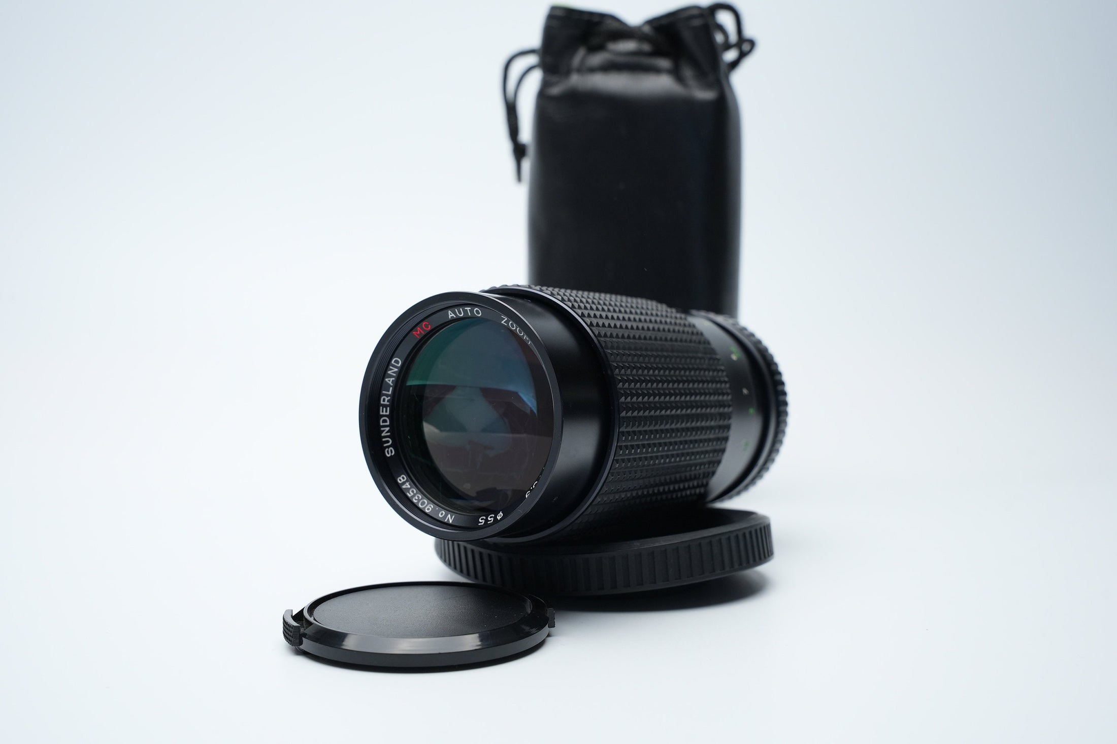 Sunderland MC Auto Zoom 80-200mm f/3.9-5.6 Vintage Telelens – Uitstekende Optische Kwaliteit voor Sport- en Natuurfotografie