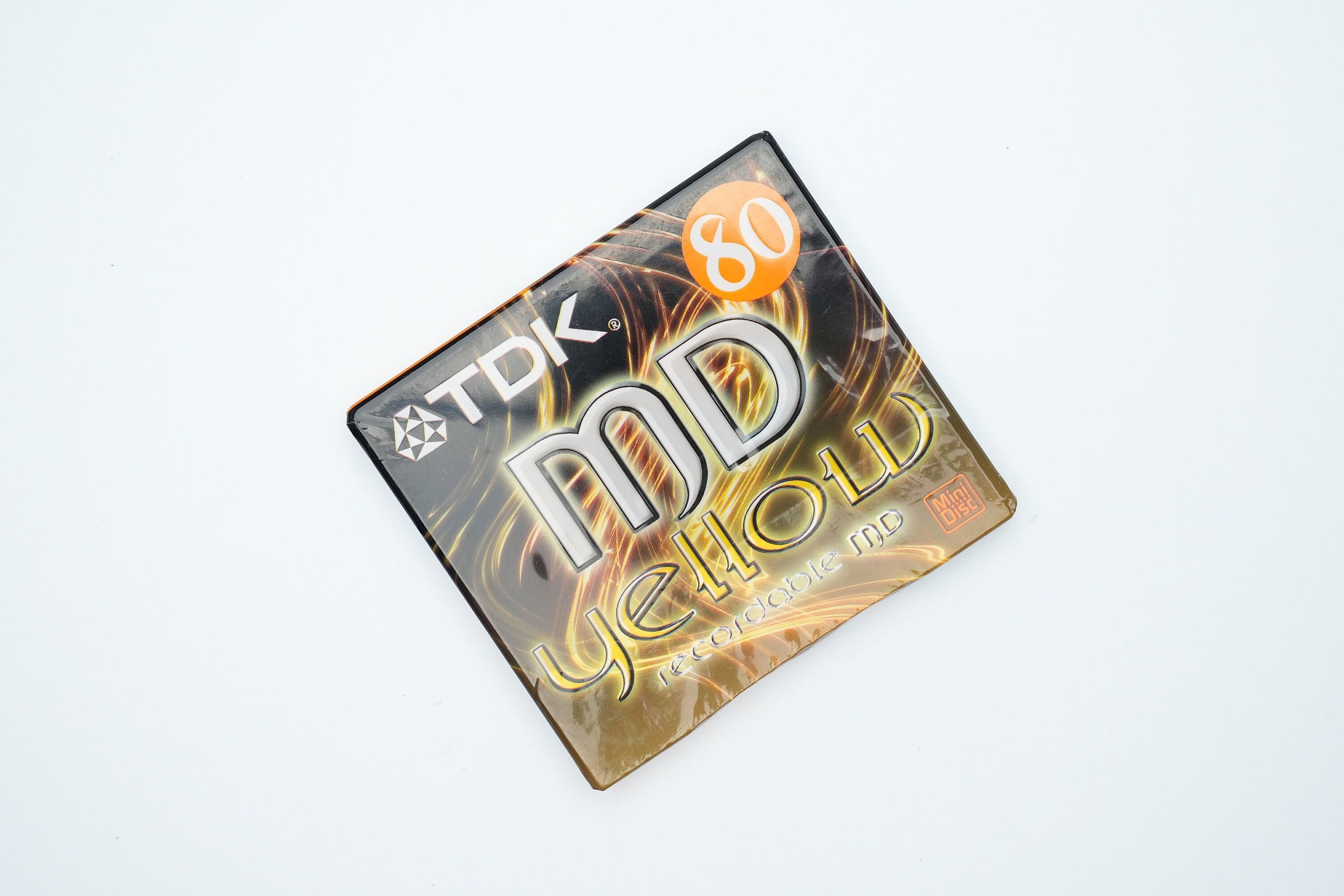 TDK MiniDisc 80 minuten Geel - Unseend