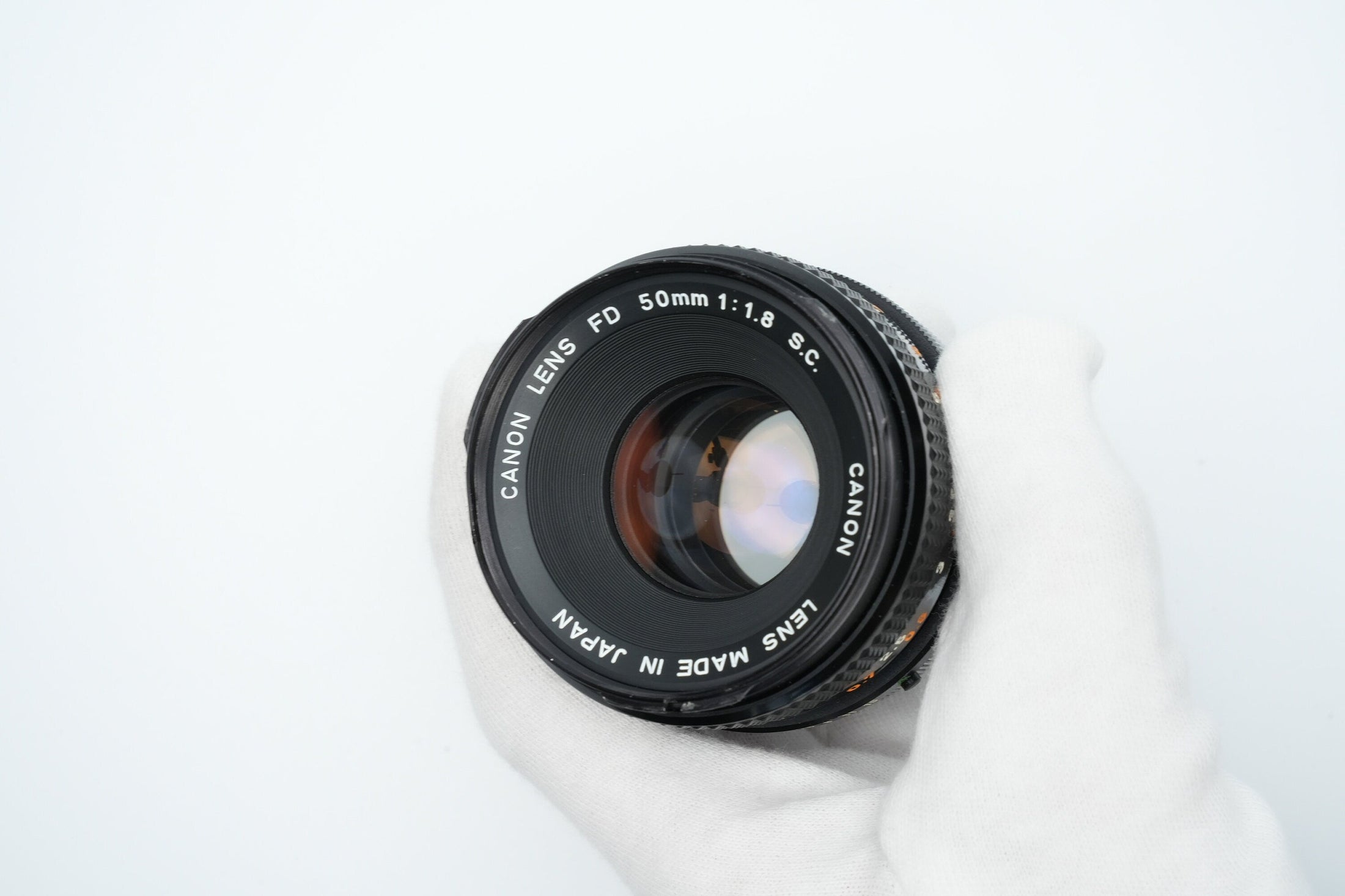 Canon FTB 50mm 1.8 objectief - Unseend