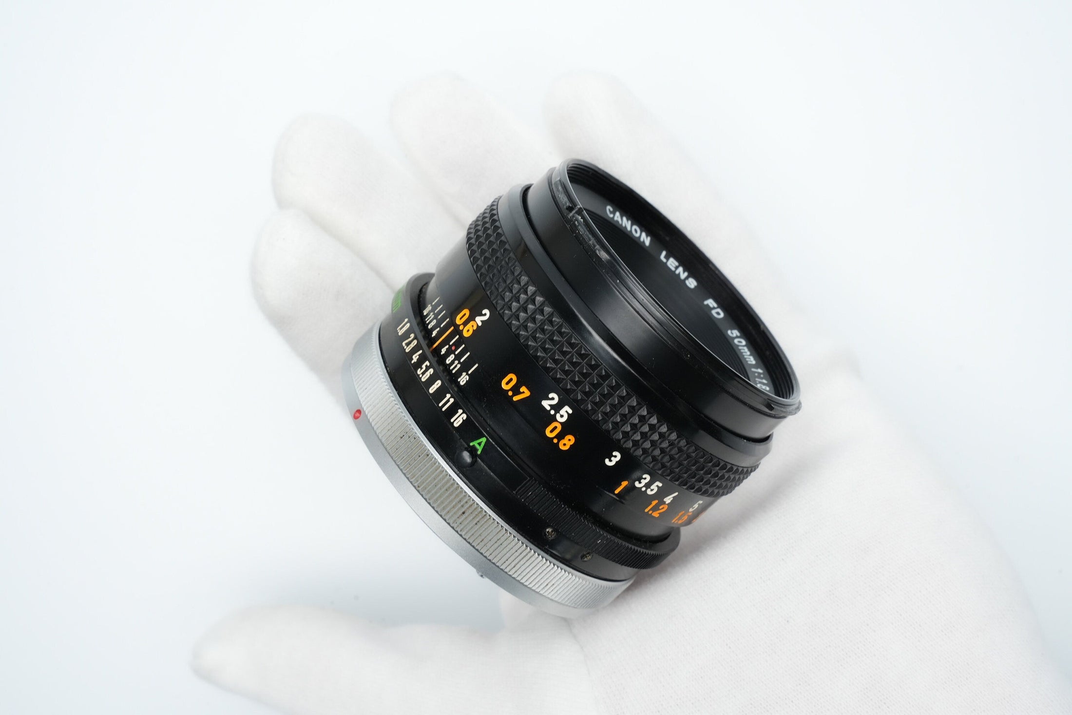 Canon FTB 50mm 1.8 objectief - Unseend