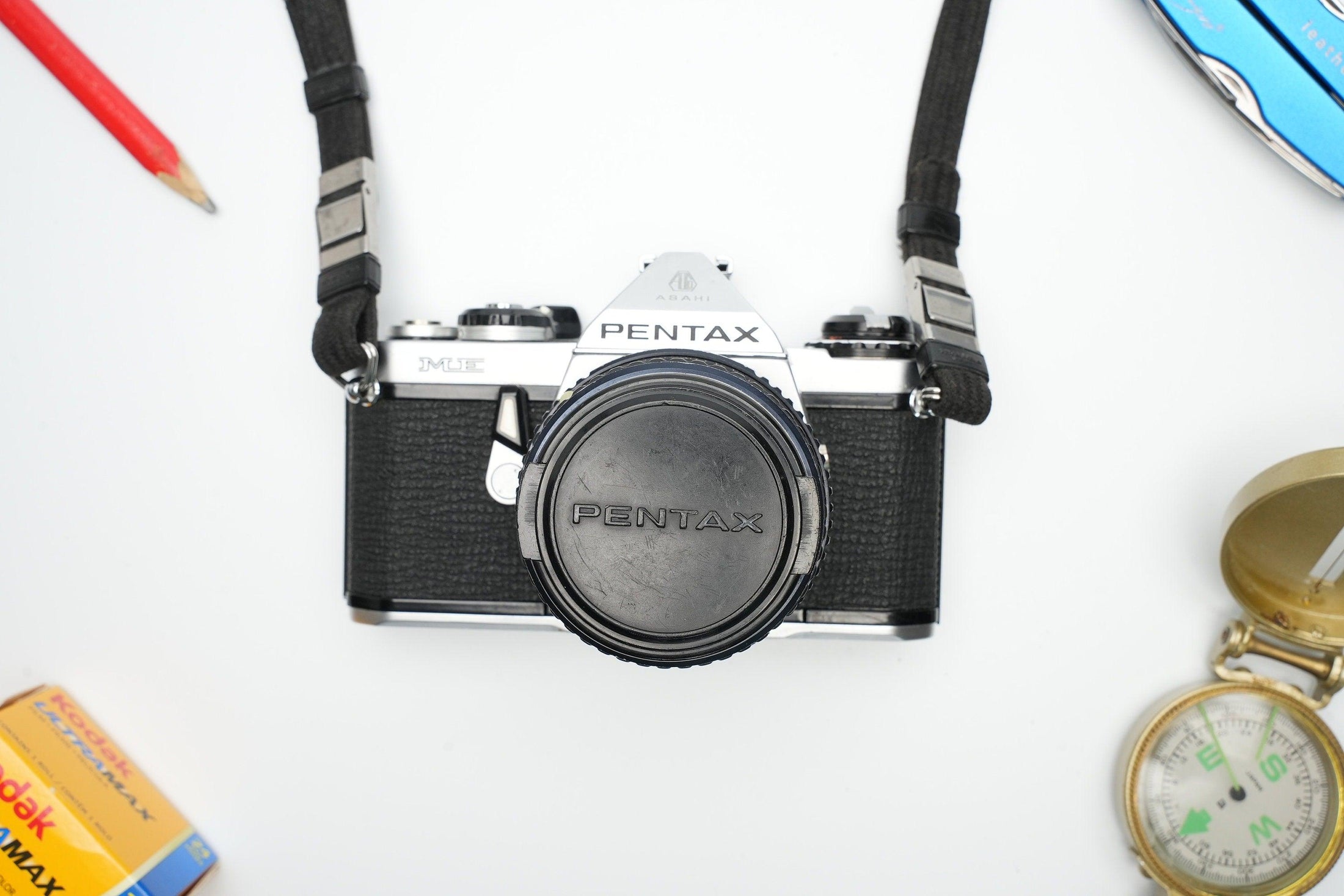 Pentax ME + 50mm lens - Unseend